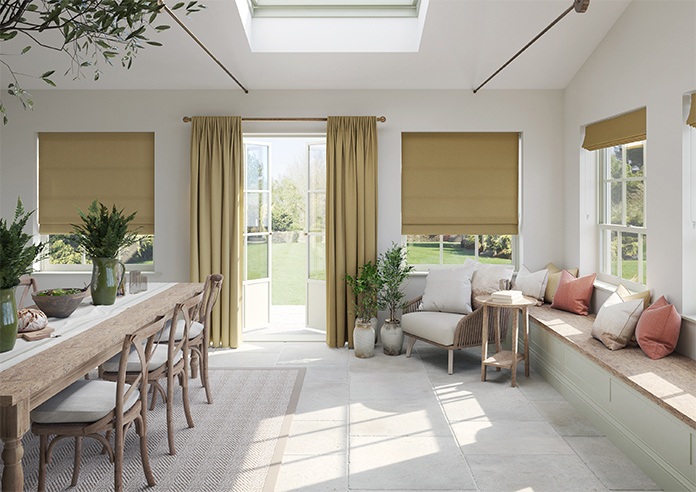 Carina, Ochre - Roman Blind - Image 8